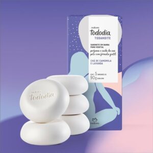 Natura Todo Dia Sabonete em Barra Cha de Camolila e Lavanda 5 x 90g 121969